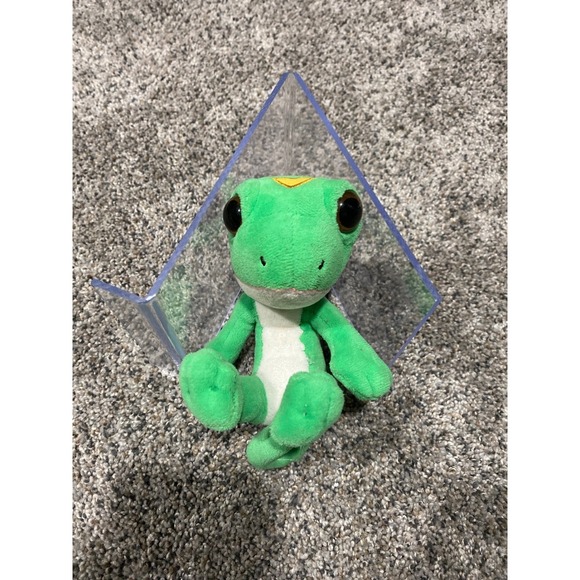 Geico Gecko Plush Stuffed Animal Advertising Mascot Green Lizard 6 Inch Toy